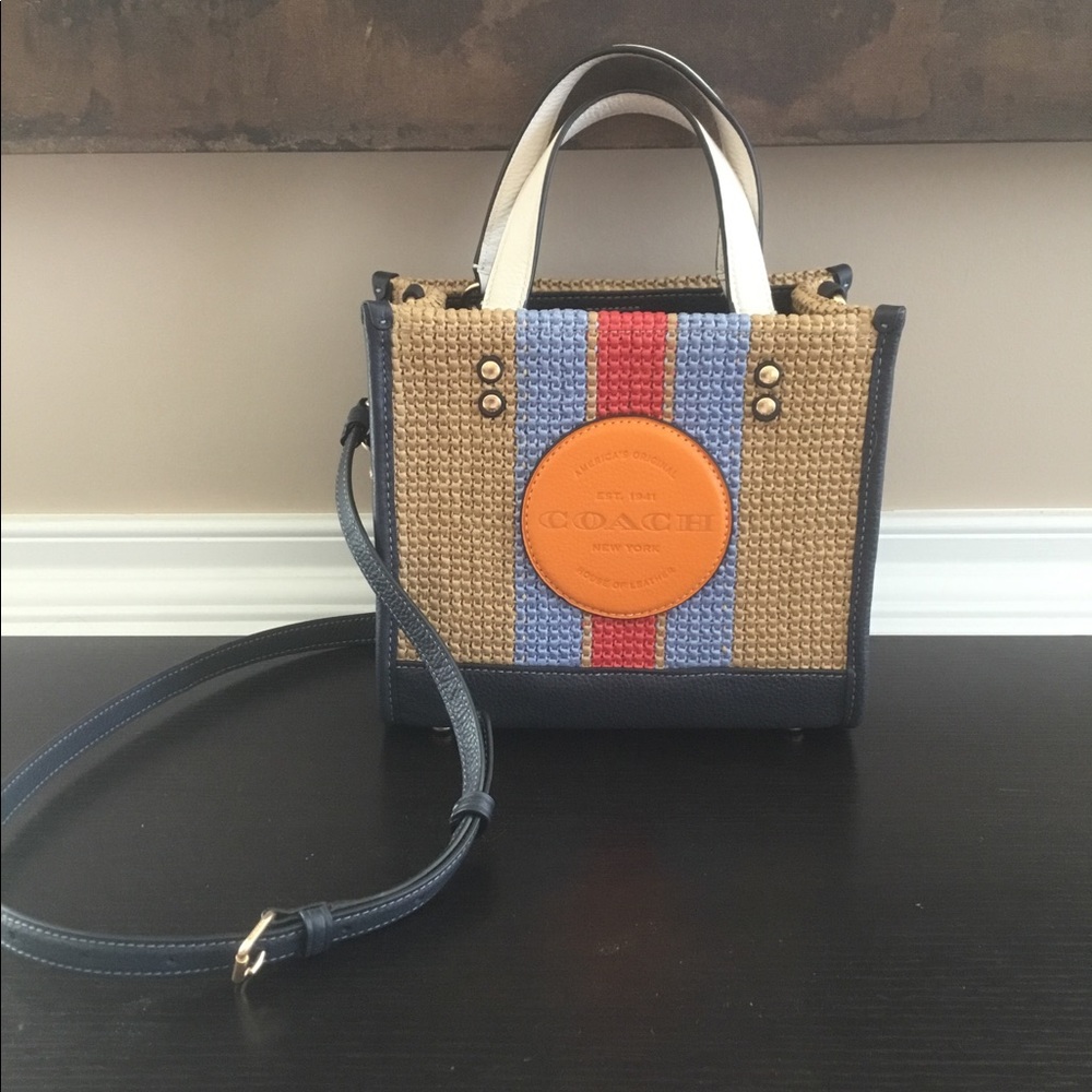 NWT Coach Dempsey Tote Handbag - CA291 - Natural Multicolored